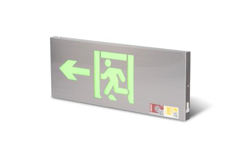 350×150×19毫米新款不锈钢标志灯左向