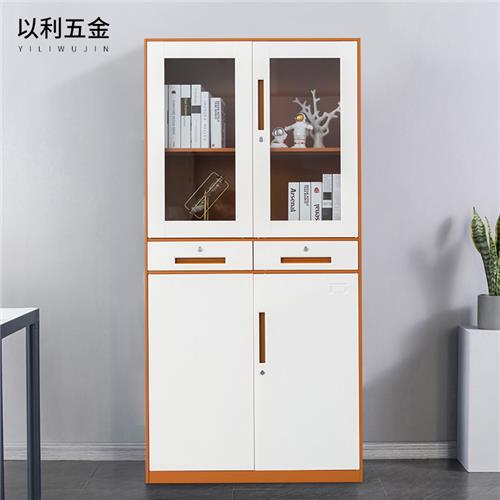 中二斗器械柜（咖白）