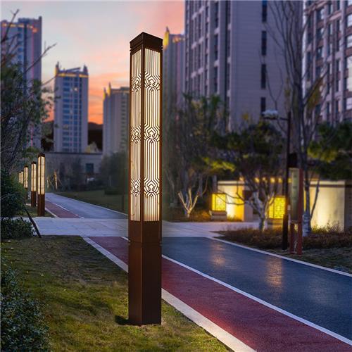 恒逸照明供应方形红铜拉丝不锈钢景观灯