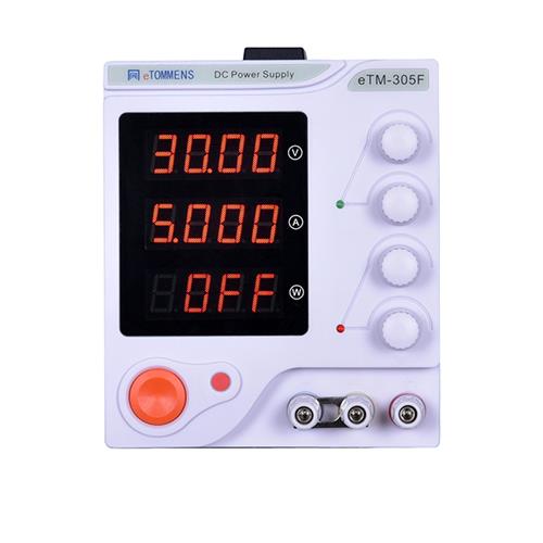 eTM-305F4位开关电源  3010F可调线性电源 605F直流稳压电源