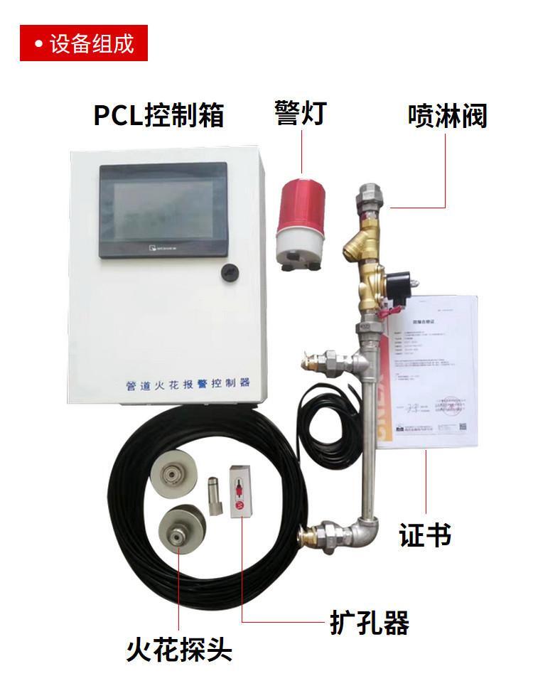 管道火花报警装置（火花探测器）