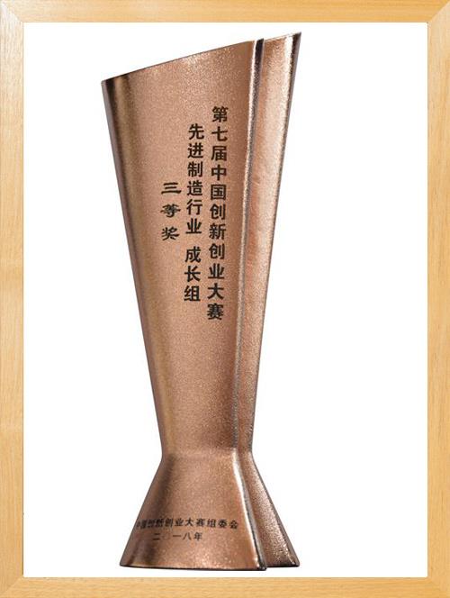 Copy of the third prize of 2018 China Innovation and Entrepreneurship Competition (growth group)