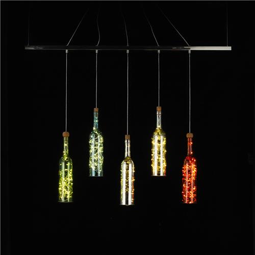 Ceiling Light - Glass Bottles