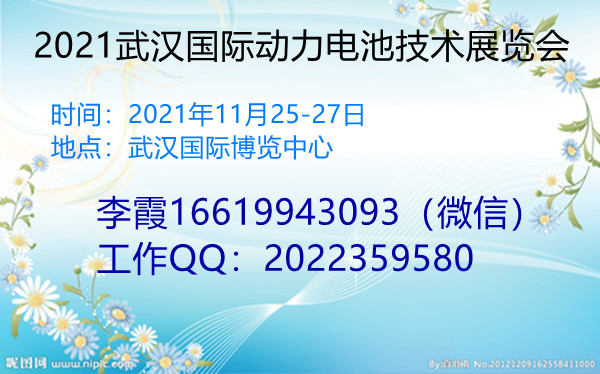 2021武汉国际动力电池技术展览会