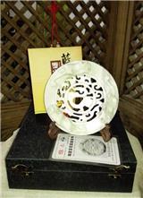 陜西藍田玉印章紀念禮品，商務(wù)隨手禮，刻字表存心