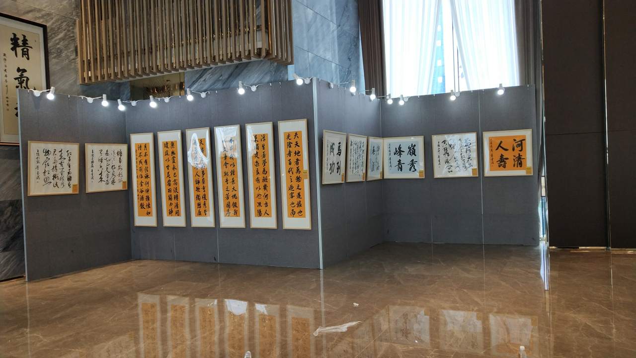 石家庄桁架篷房 展览地毯 地板安装 标摊标展