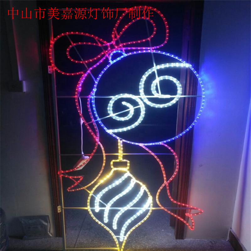 路燈桿裝飾燈-街道景觀亮化-公路護(hù)攔亮化原始圖片3