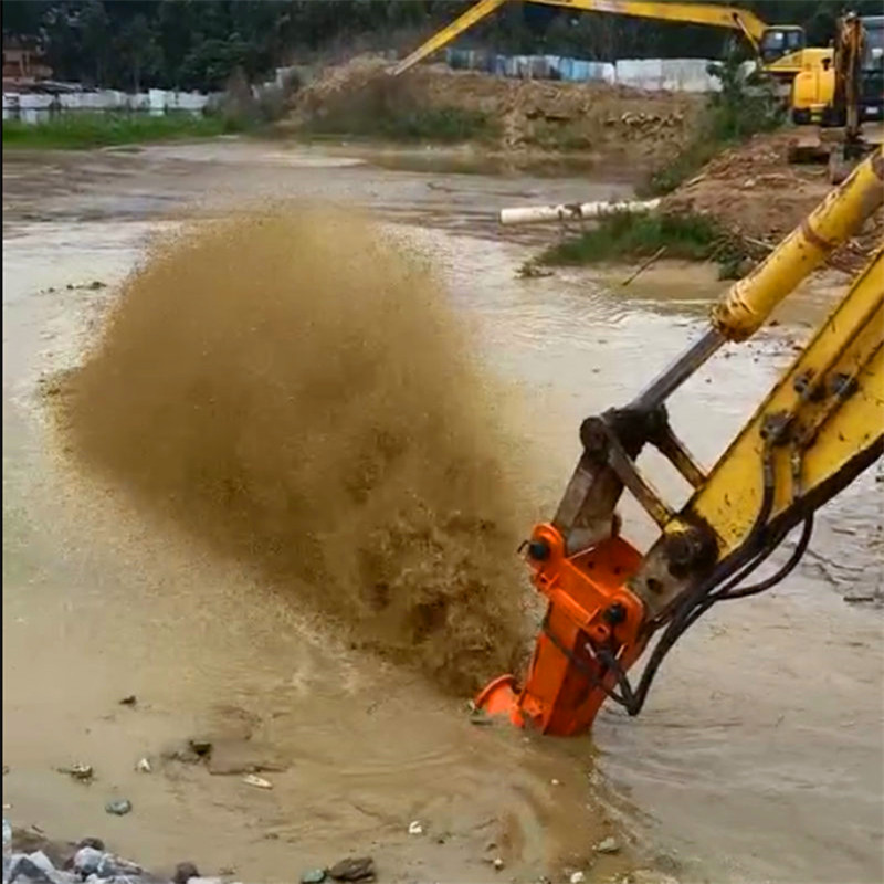 企业沉淀池清理用挖掘机液压渣浆泵的具体介绍