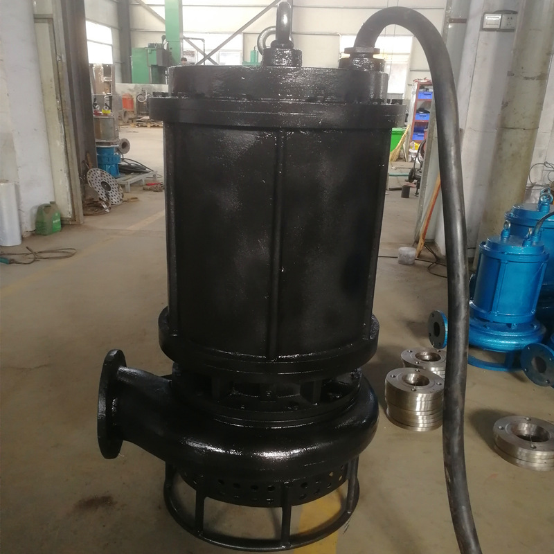 水泥廠處理泥漿用潛水抽泥沙泵