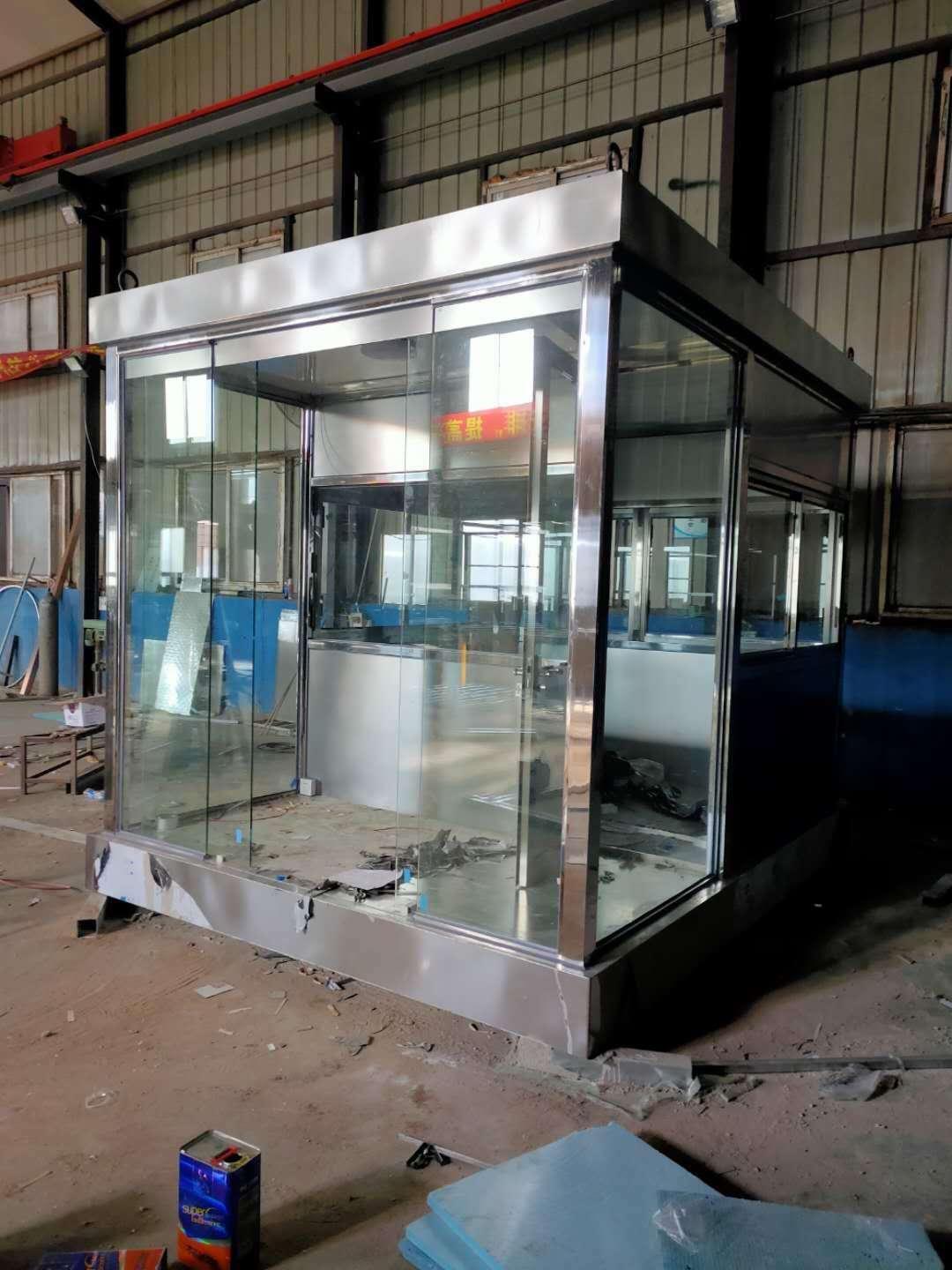 長春提供地鐵售貨亭-出入口收費亭規(guī)格-值班崗亭提供送貨原始圖片3