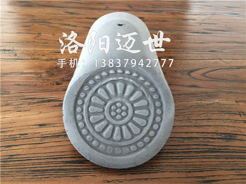 燒結仿古小青瓦勾頭屋檐裝飾滴水配套青瓦貓頭批發原始圖片3