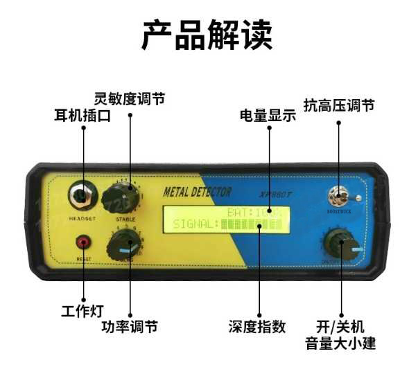 土耳其新品XP800T高頻雙脈沖金屬探測儀器