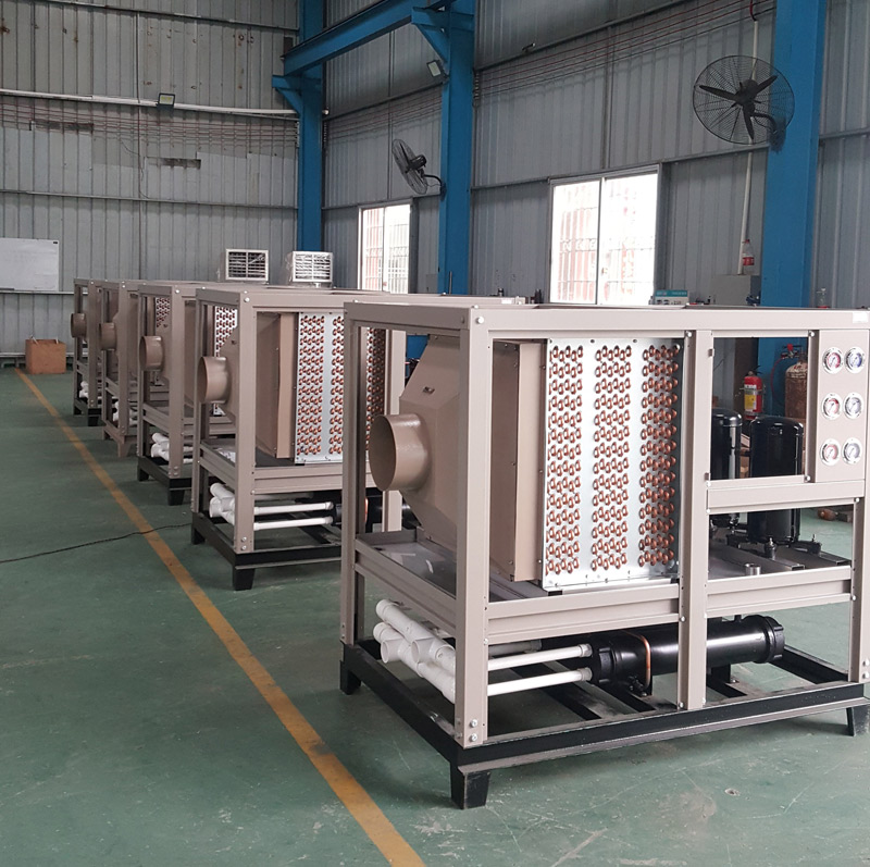 Special cold drying unit for powder production