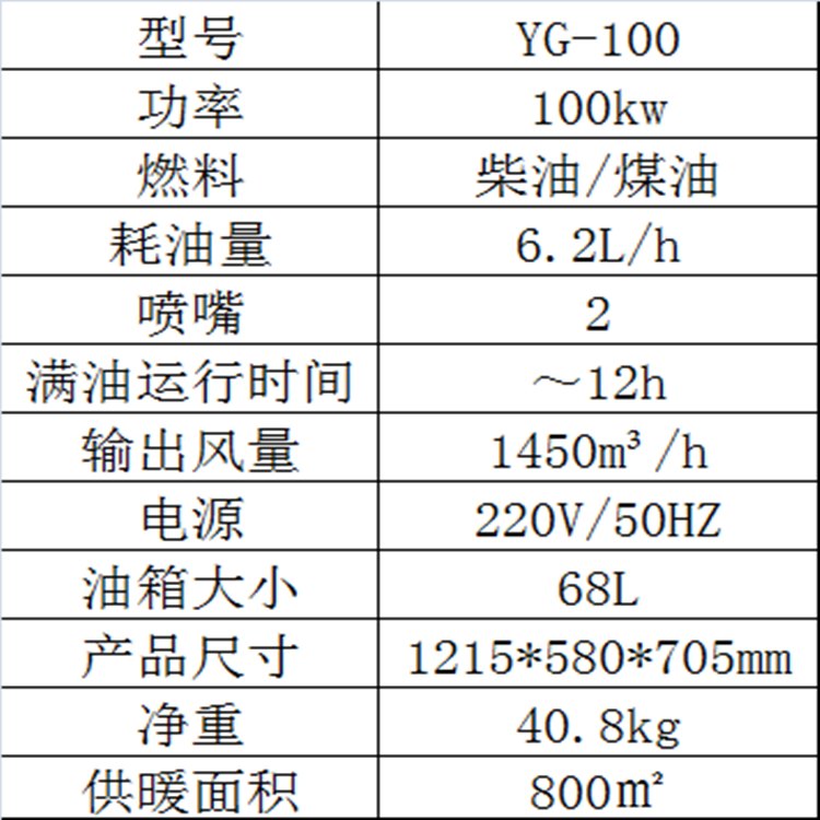 產地直發暖風機工地可用熱風機燃油暖風機原始圖片2