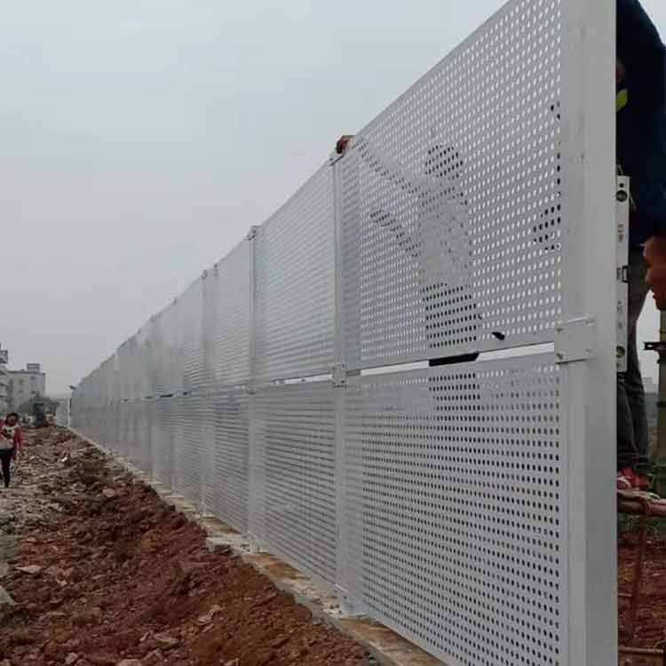江門市政沖孔板護欄現貨 工地沖孔圍擋原始圖片3
