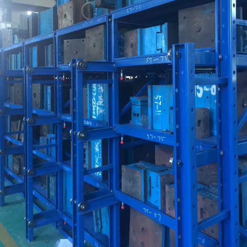 嶧城吹塑模具貨架章丘鋼制模具貨架原始圖片2