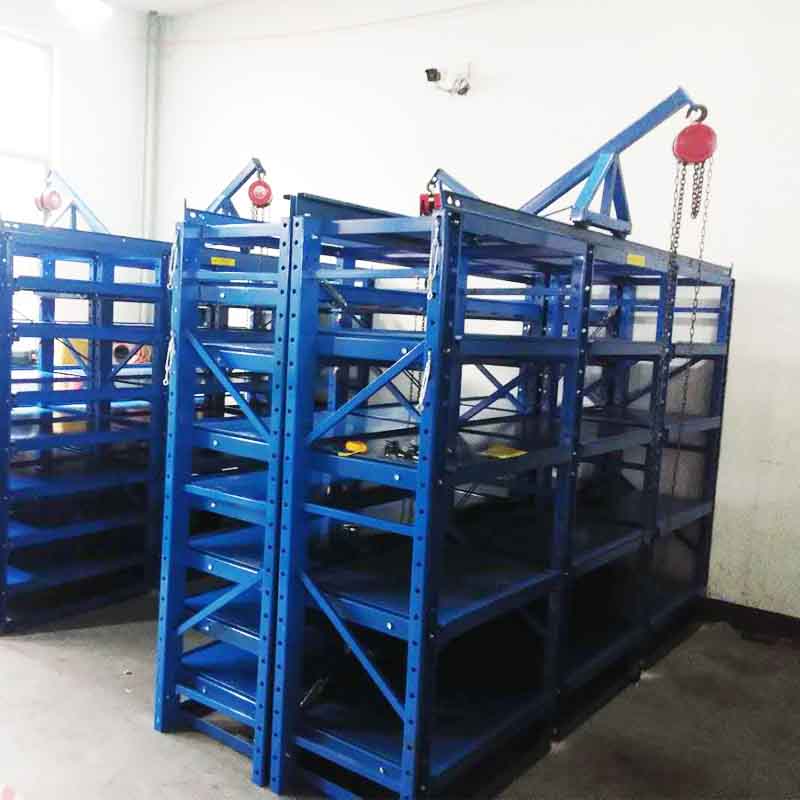 嶧城吹塑模具貨架章丘鋼制模具貨架原始圖片3
