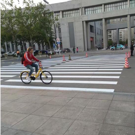 天津振蕩防滑反光劃線＿道路交通標線＿交通標志線＿工廠道路畫線