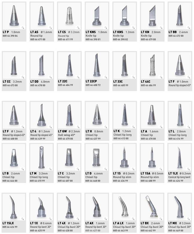 WSD-81i LTKNS LTP AS CS LTD LTB LTC LTF LT4 LTHAsoldering tIps 