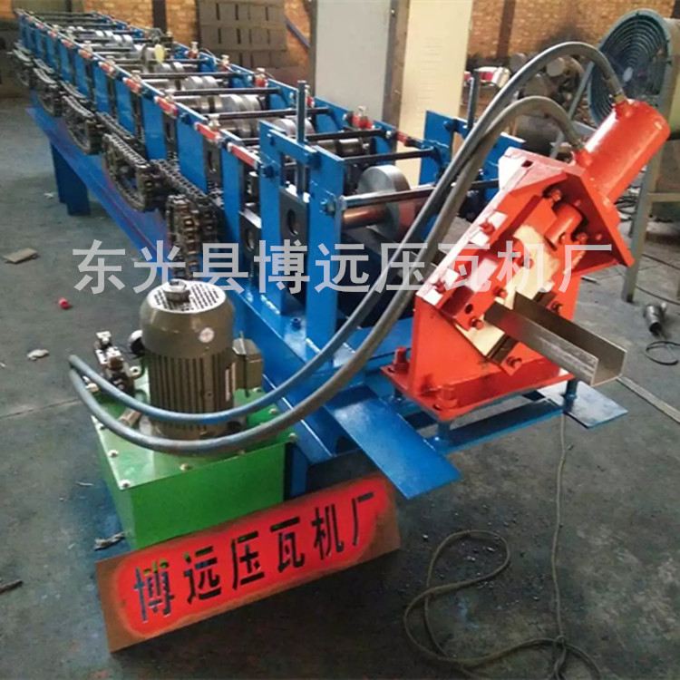 鍍鋅鋼板U型槽壓型機 博遠U型槽機生產廠家原始圖片2