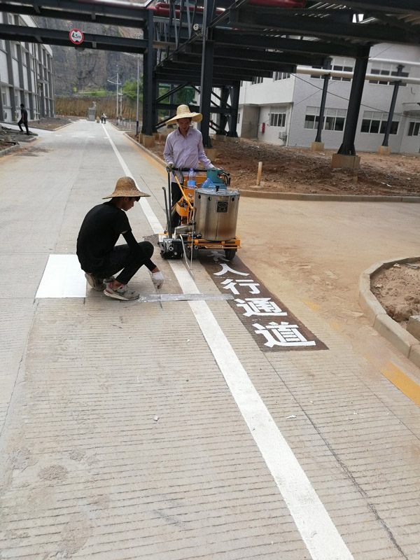 佛山工廠道路交通規(guī)劃設(shè)計(jì)劃線、商業(yè)區(qū)停車場(chǎng)\道路劃線