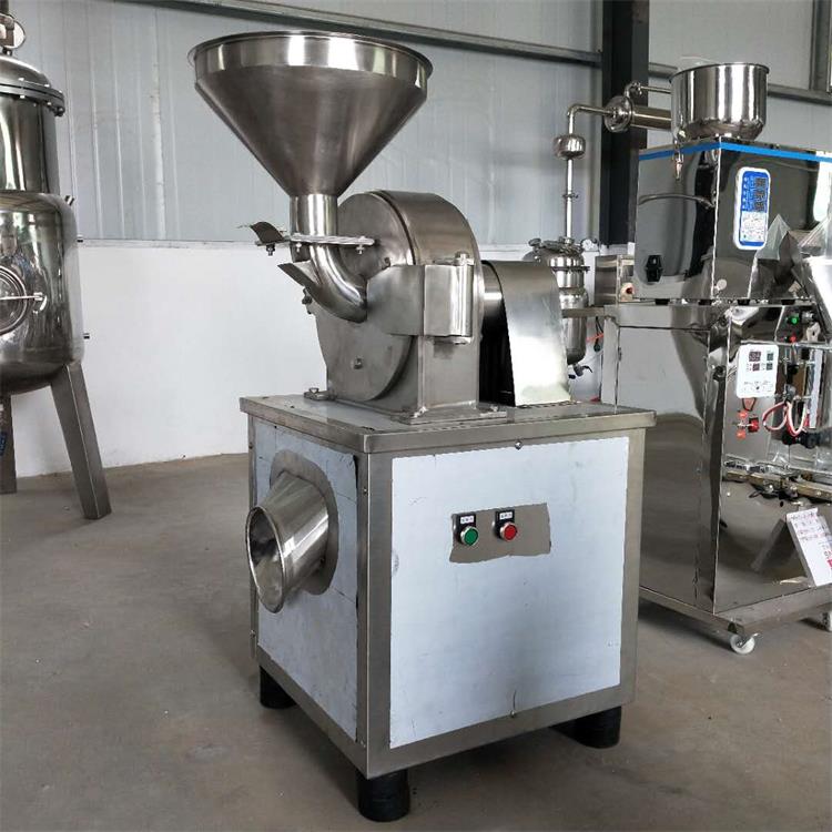 中藥粉碎機組    草藥磨碎機   小型連續式粉碎機