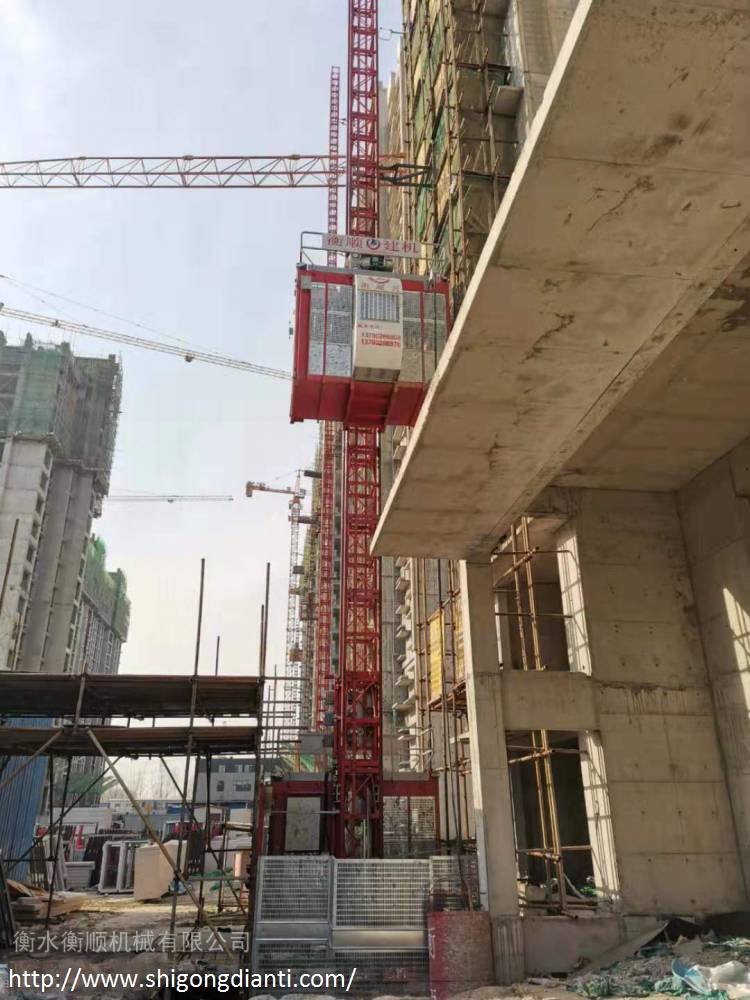 河北施工升降機sc200/200施工電梯物料提升機齒輪式升降機原始圖片3