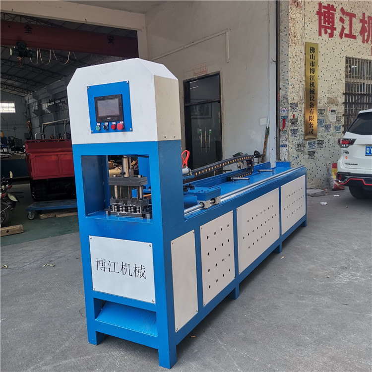 全自動角鐵爬架圓管沖孔機精密數控送料機方管液壓高速沖壓沖床原始圖片3