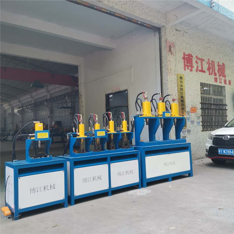 鍍鋅管液壓切斷機不銹鋼沖孔機 防盜網沖孔機樓梯扶手沖弧口機原始圖片2