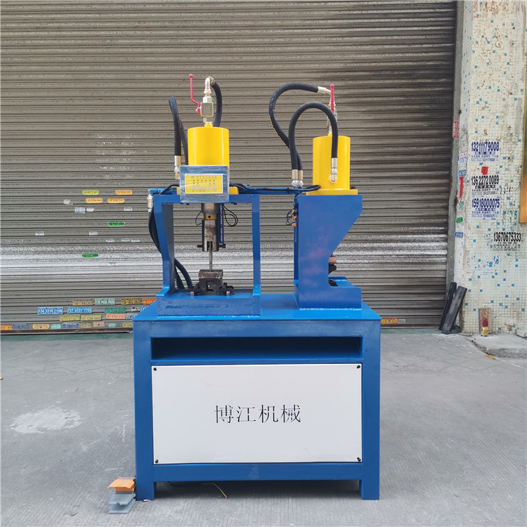 方管圓管沖孔弧口自動(dòng)沖切機(jī) 樓梯扶手坡口切斷機(jī) 壓槍尖下料機(jī)原始圖片2