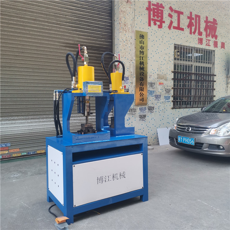 方管圓管沖孔弧口自動(dòng)沖切機(jī) 樓梯扶手坡口切斷機(jī) 壓槍尖下料機(jī)原始圖片3