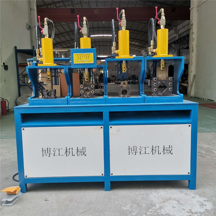 鍍鋅管切45度角機鐵管沖弧機不銹鋼沖孔機方管切斷機