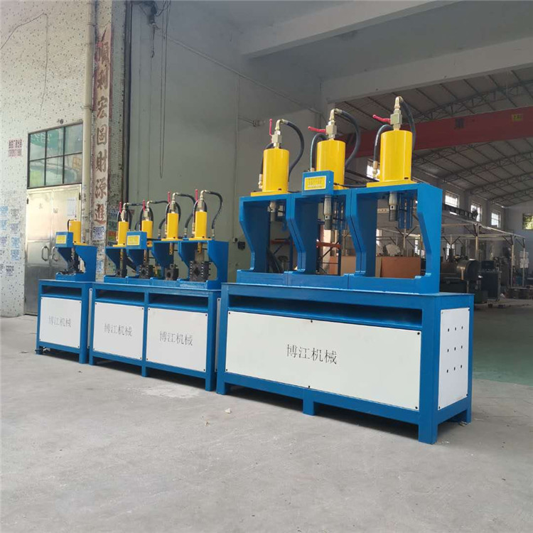 角鐵液壓沖孔機鋼板切斷機 圍欄圓管弧口沖壓機 定制方管切斷沖床原始圖片3