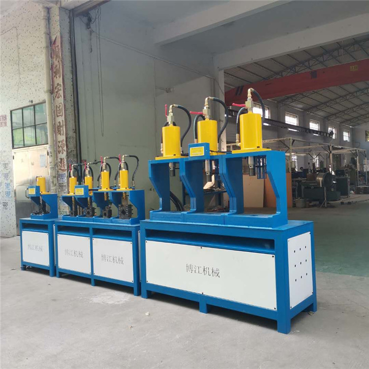 扁鋼沖孔切斷機 角鋼槽鋼方管多工位沖孔裁斷一體機 自動沖孔機
