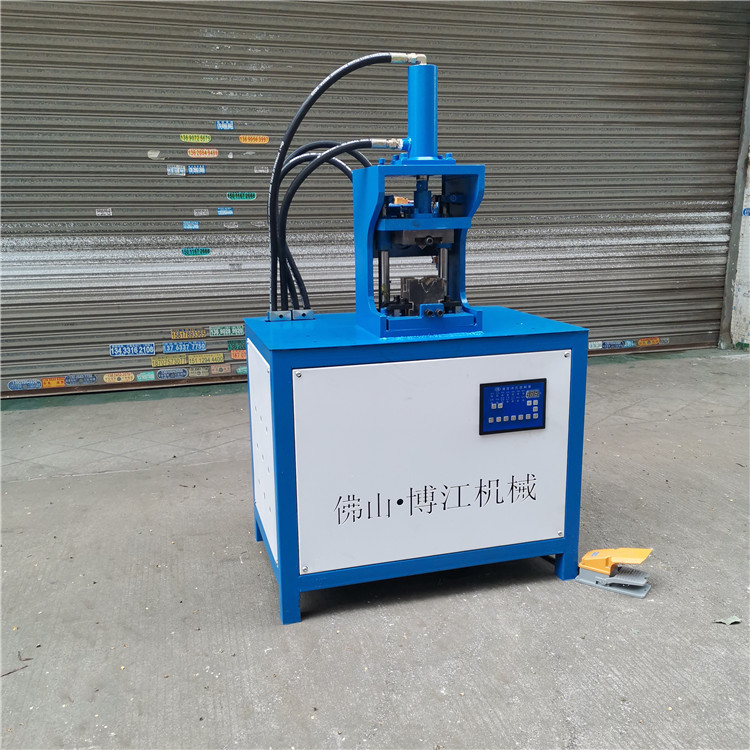 家具貨架方管切角機 鋁材切45度角模具 矩形管90度直角制作機