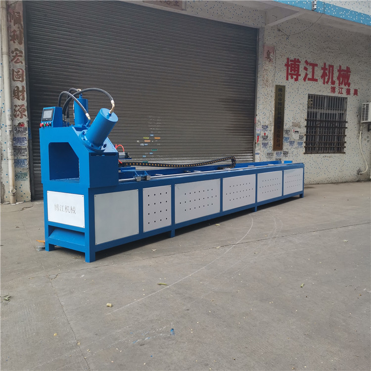河北方管切斷下料機(jī) 半自動(dòng)液壓60方管沖斷機(jī) 角鐵槽鋼打孔截?cái)鄼C(jī)原始圖片3