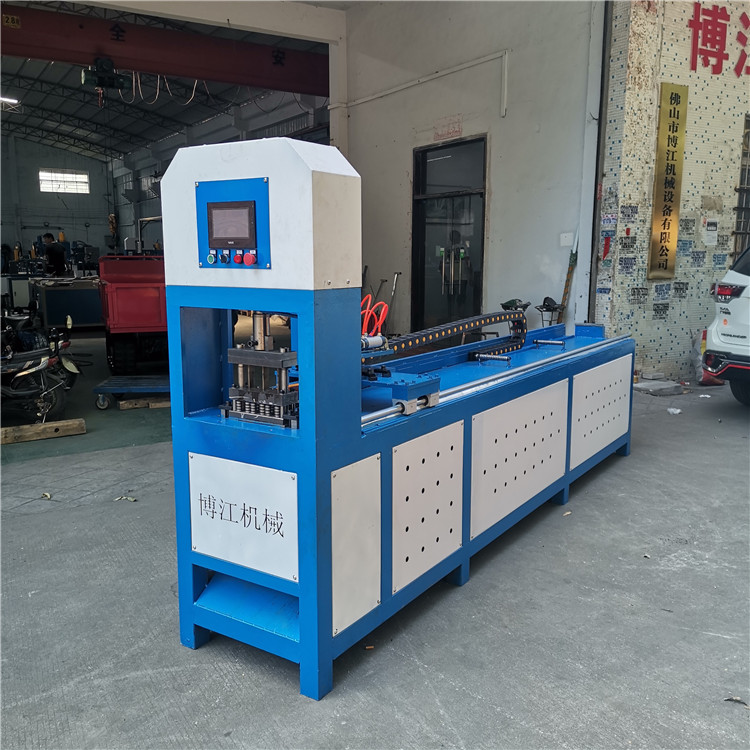 一次成型數控全自動送料不銹鋼圓管方管全自動液壓管材沖孔機