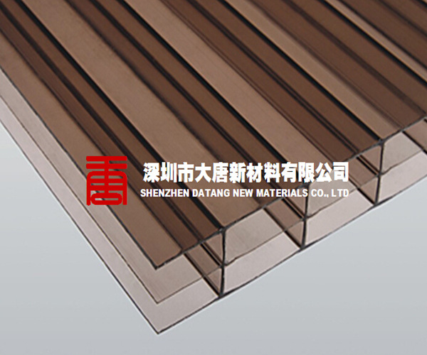 中山市茶色陽光板_gd雨棚_雙層陽光板廠家