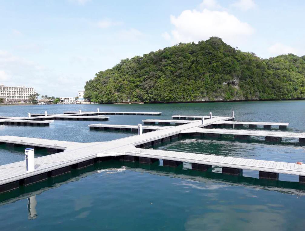 水上平臺游艇碼頭浮橋釣魚平臺塑料浮箱浮筒廣州宏大塑料廠家直銷