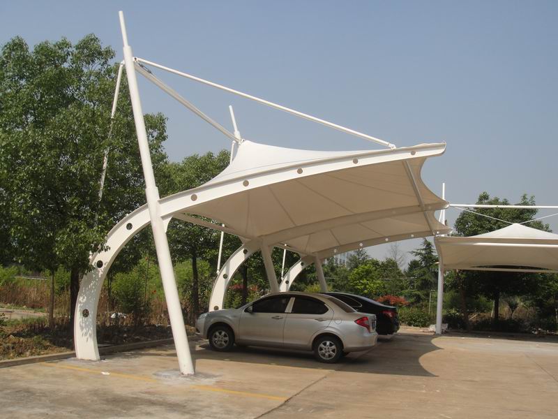 銅仁膜結(jié)構(gòu)車棚 大型遮陽停車棚充電樁 膜結(jié)構(gòu)工程
