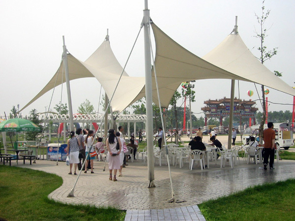 銅仁承建大型景觀膜結構工程 戶外景觀膜結構雨篷 公園張拉膜景觀蓬