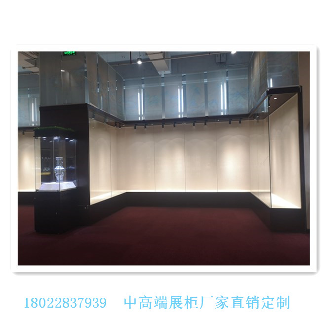 供應國家博物館展柜木制烤漆文物工藝品陳列展示柜