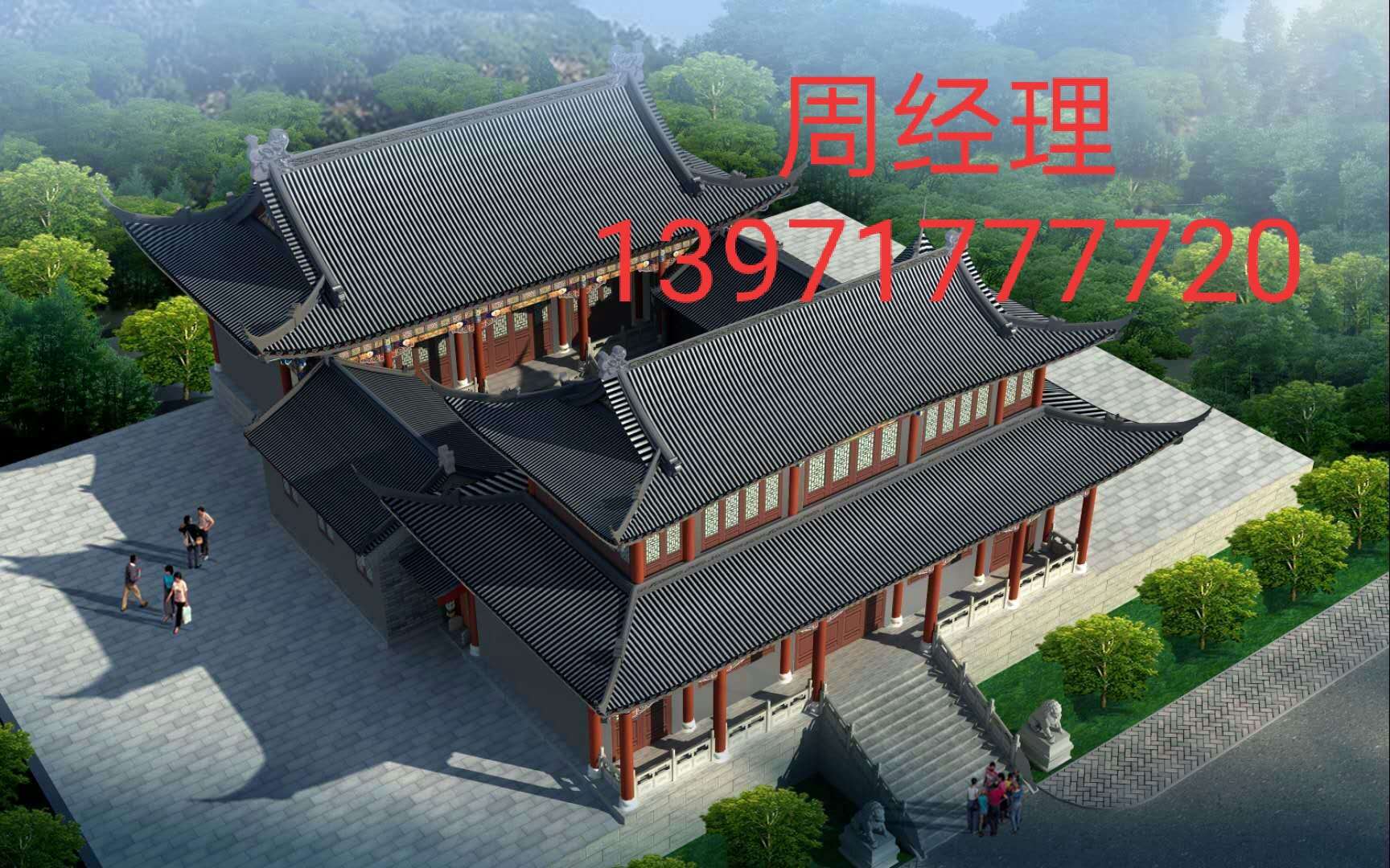 北京古建门楼-仿古祠堂-仿古寺庙 