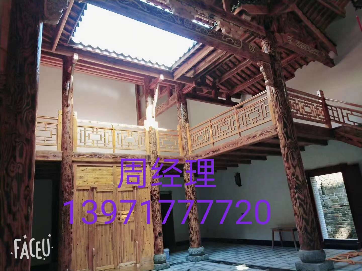 江西古建门楼-仿古祠堂-仿古寺庙 