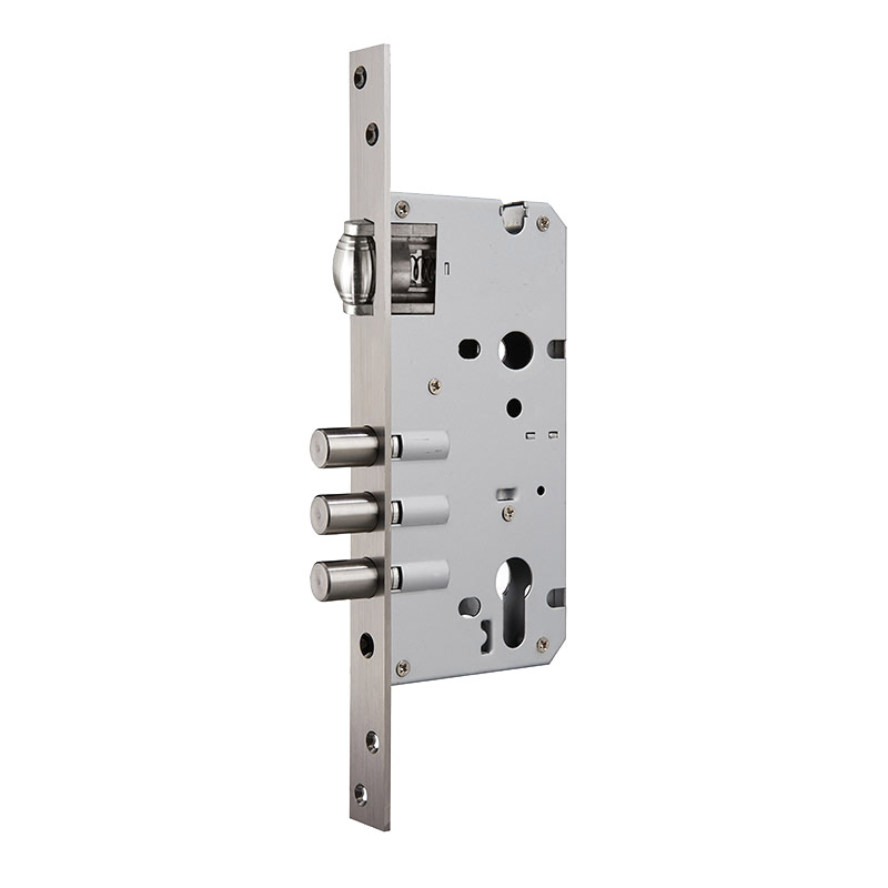 6085 three-post tongue windproof door latch lock body (Spanish style)