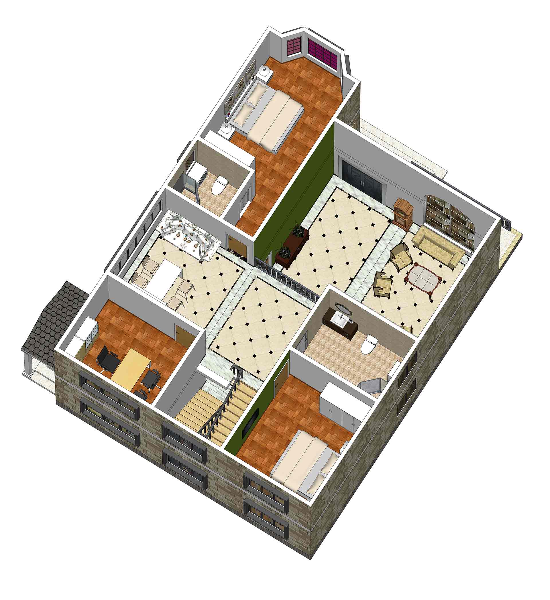 河北滄州農村自建房 輕鋼別墅建造