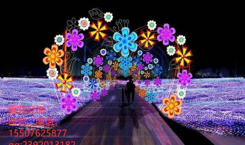 led跨街燈_夢(mèng)幻燈光節(jié)-跨街燈LED跨街燈橫街燈