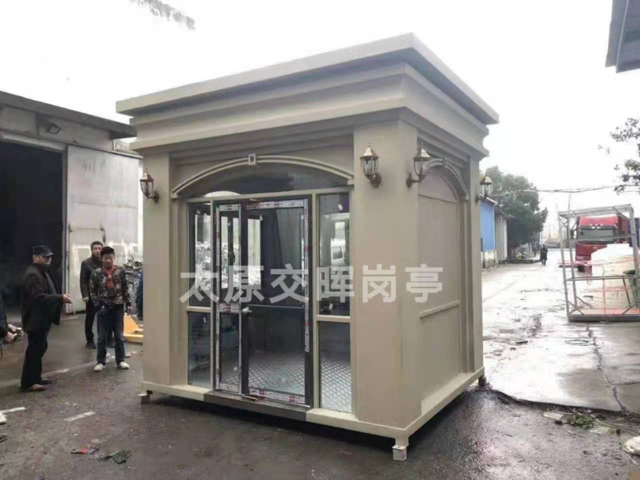 大同陽高成品小區治安崗亭  城市管理崗亭  社區保安崗亭