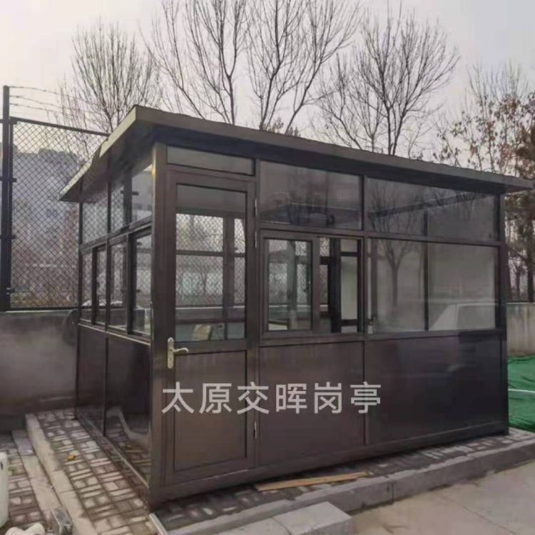 停車場收費崗亭  大同廣靈不銹鋼崗亭  成品門衛崗亭