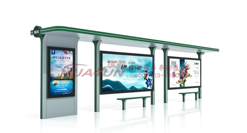 山西朔州不銹鋼太陽能公交候車亭制作案例 量大從優 